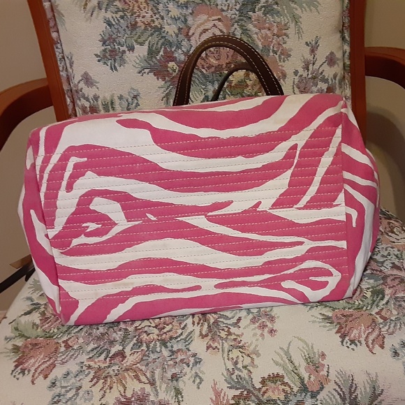 Dooney & Bourke Canvas & Leather Shoulder Bag - Picture 4 of 15